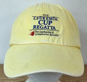 Leukemia Lymphoma Society Cup Regatta Yellow Baseball Cap Hat One Size Adams